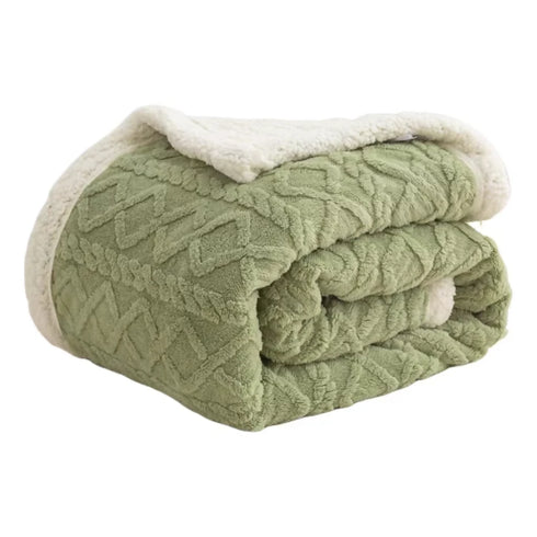 Portable Warm Fleece Throw